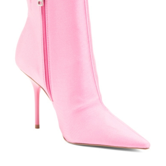 🔹️GOOD AMERICAN 🔹️Pink Made In Brazil Emma High Booties - Picture 8 of 8